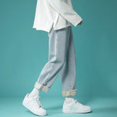 Men Jeans Spring Jeans Leisure Baggy Straight Trousers